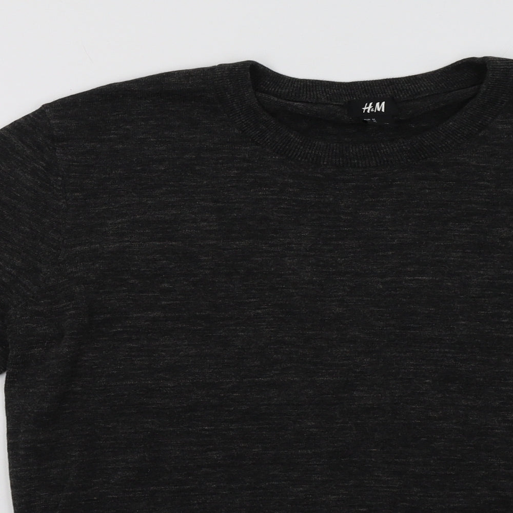 H&M Mens Grey   Pullover Sweatshirt Size M