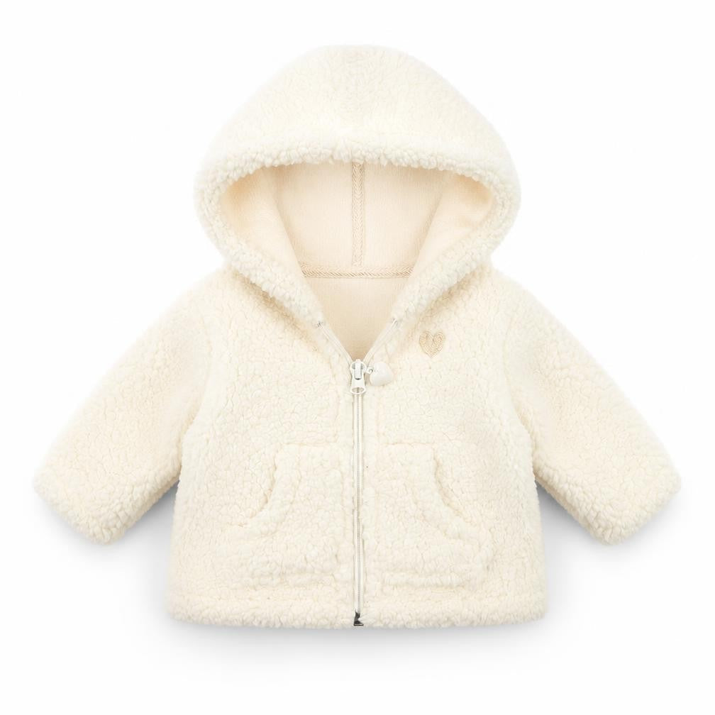Nula Bug Girls Ivory   Jacket Coat Size 0-3 Months