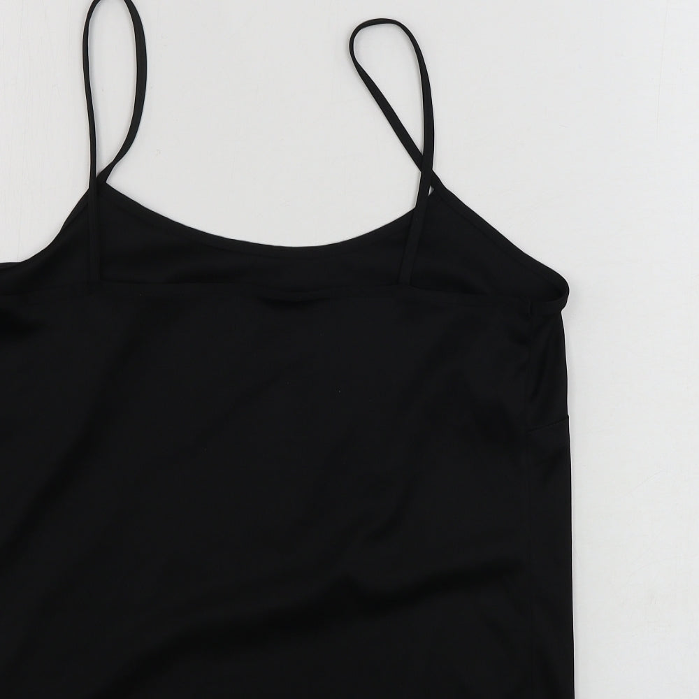 Preworn  Womens Black   Basic Tank Size 12