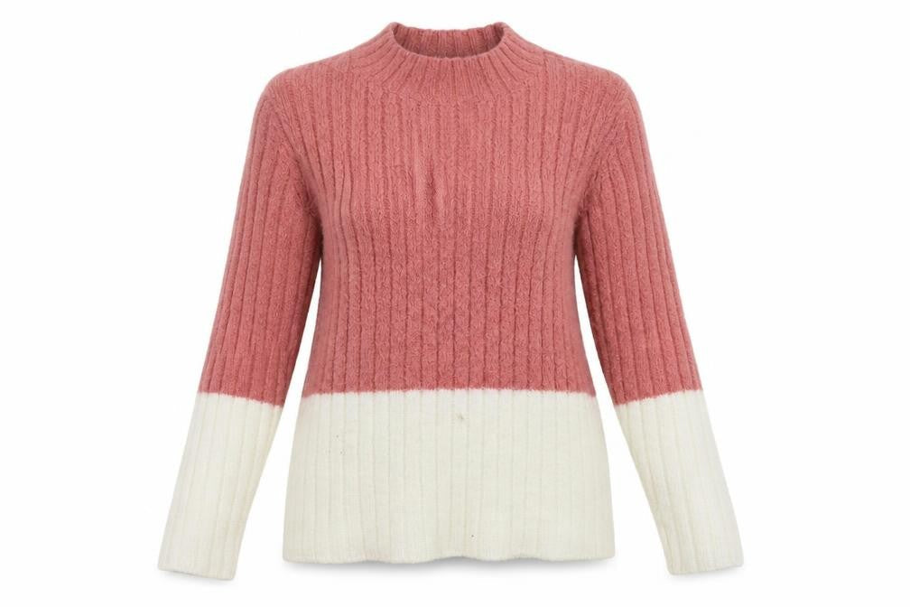Bonprix Womens Pink Pullover Jumper Size M