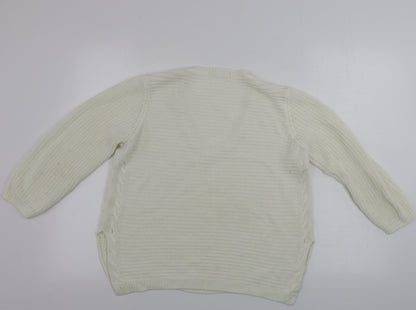 Tu Womens Ivory   Pullover Jumper Size 14