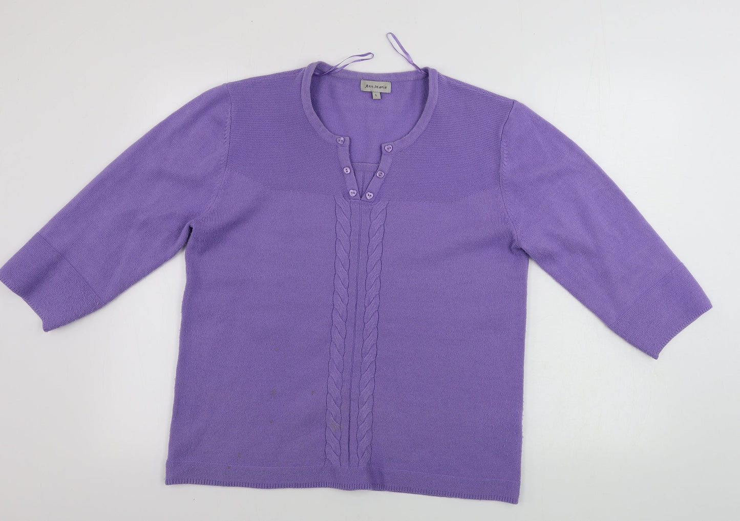 Ann marie Womens Purple   Pullover Jumper Size L