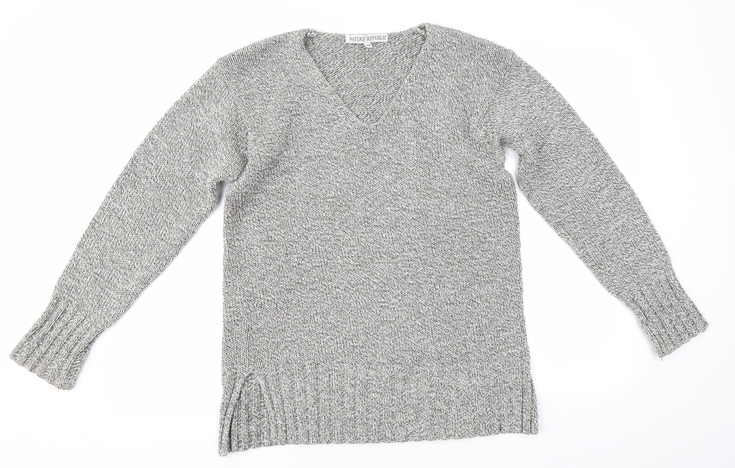 Nature Republic Womens Grey   Pullover Jumper Size M