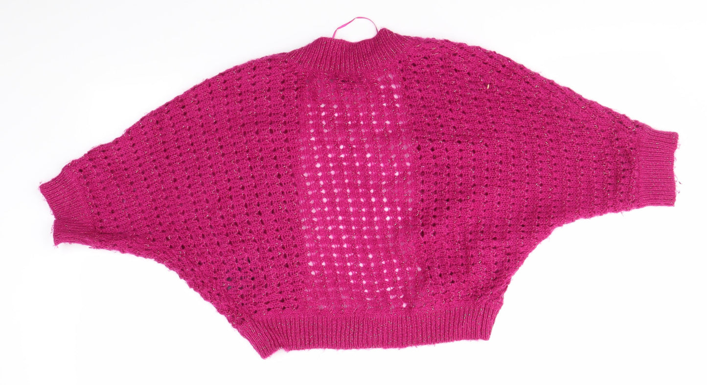 H&M Womens Pink   Cardigan Jumper Size S