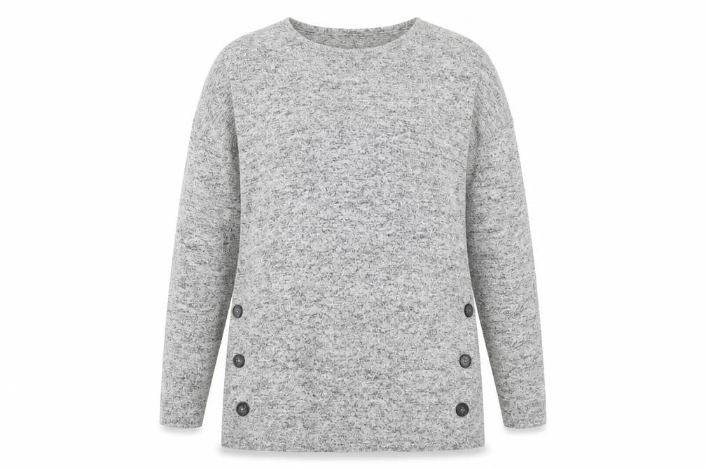 Peacockis Womens Grey   Pullover Jumper Size 8