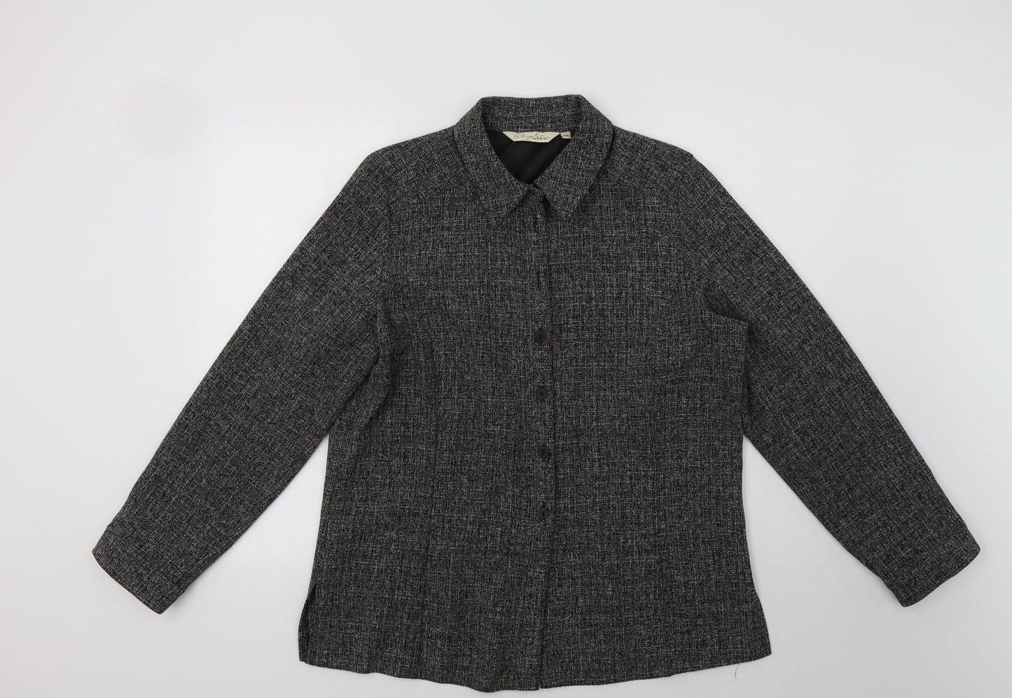 EWM Womens Grey   Jacket Blazer Size 16