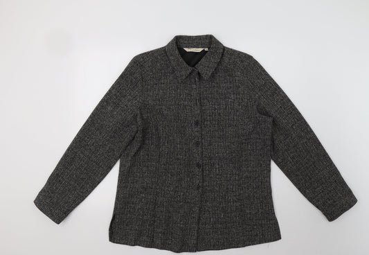 EWM Womens Grey   Jacket Blazer Size 16