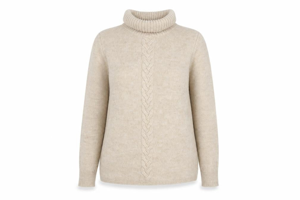 Peacocs Womens Beige   Pullover Jumper Size S