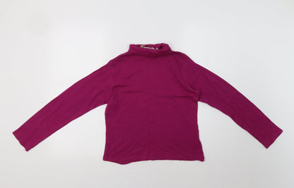 Preloved EWM Womens Pink   Basic T-Shirt Size 10 - Front