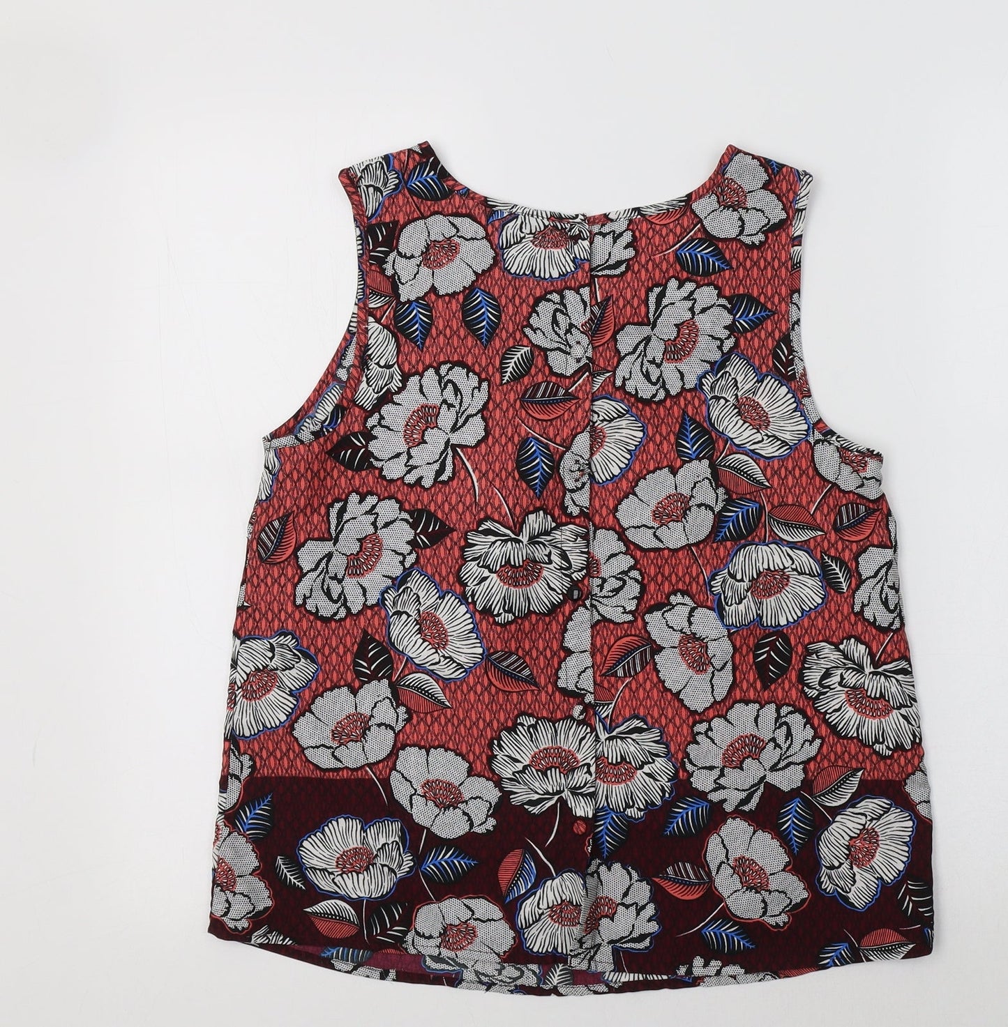 New Look Womens Multicoloured Floral  Basic Tank Size 10