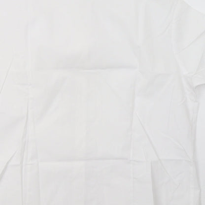 Disley Womens White   Basic Button-Up Size 18