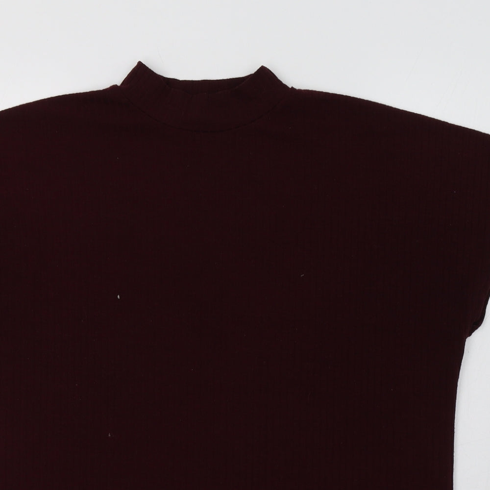 M&Co Womens Purple   Basic Blouse Size 12