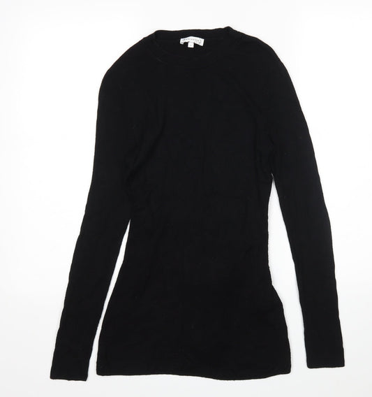 Warehouse Womens Black   Pullover Jumper Size 8