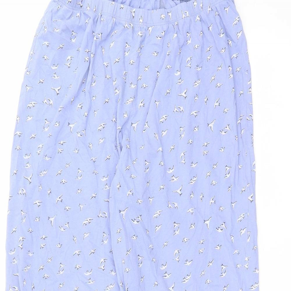 Marks and Spencer Womens Blue   Trousers  Size 12 L24 in
