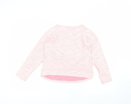 Miss e-vie Girls Pink   Pullover Jumper Size 9-10 Years