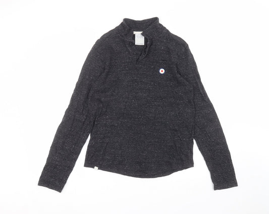 Putney Bridge Mens Black   Pullover Jumper Size S