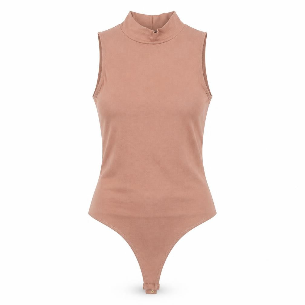 ASOS Womens Brown   Bodysuit One-Piece Size 10