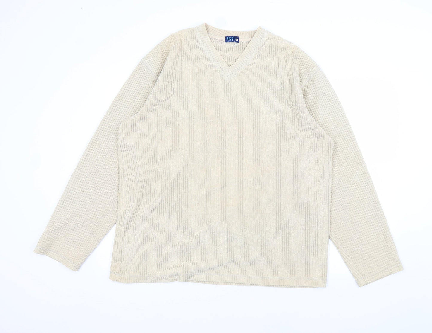 NICO Womens Beige   Pullover Jumper Size XL