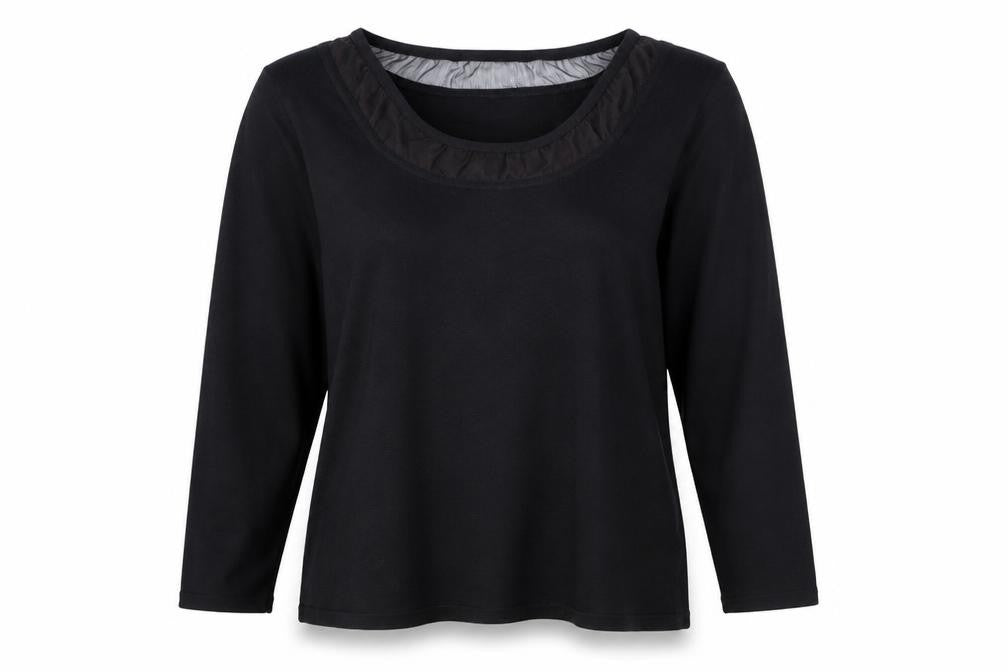 J.A.C. Womens Black   Basic T-Shirt Size XL