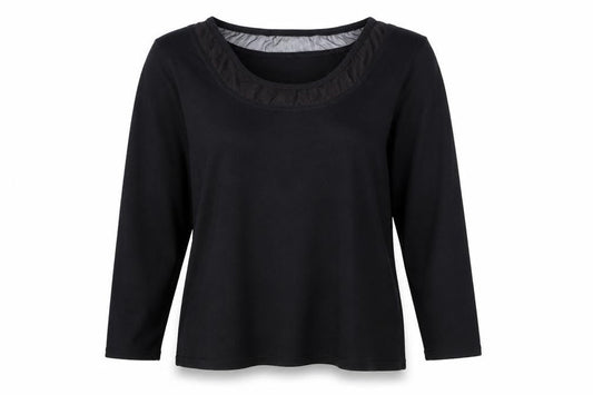 J.A.C. Womens Black   Basic T-Shirt Size XL