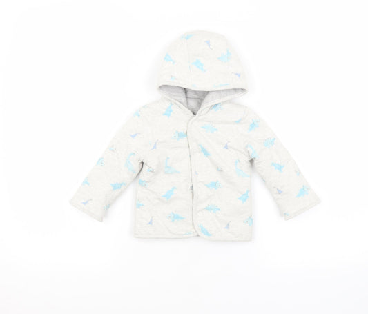 George Baby Grey   Parka Coat Size 3-6 Months