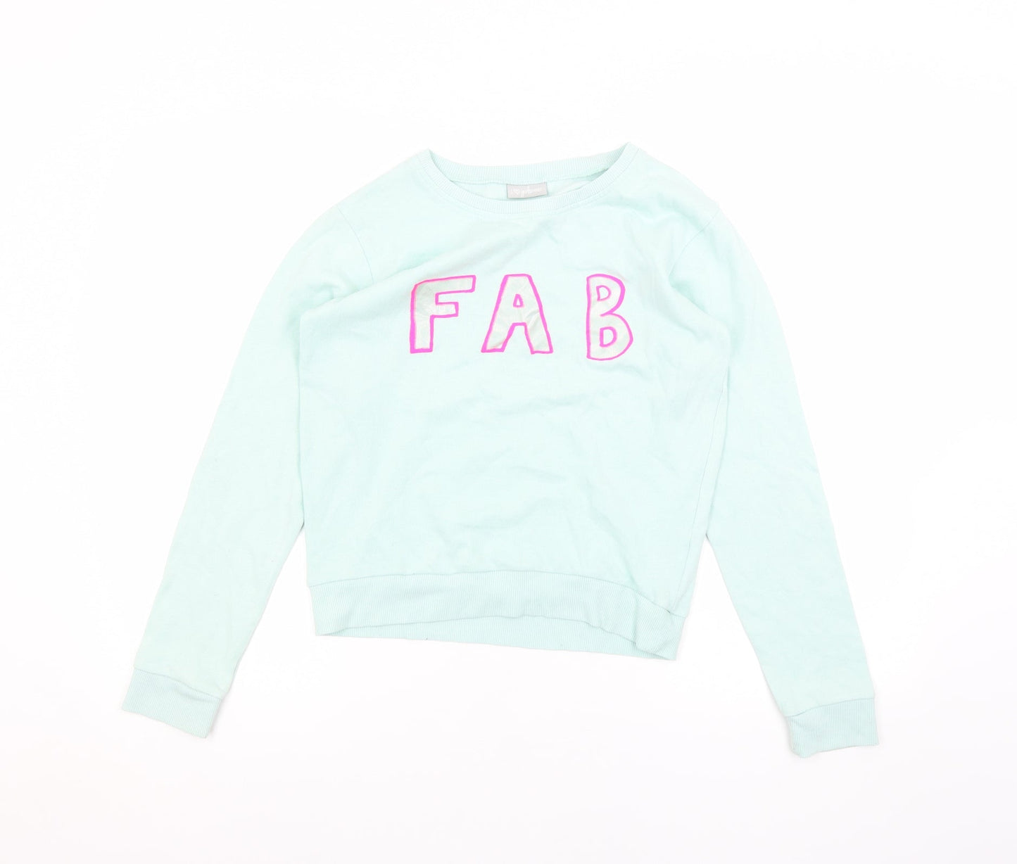 Matalan Girls Green   Pullover Jumper Size 13 Years