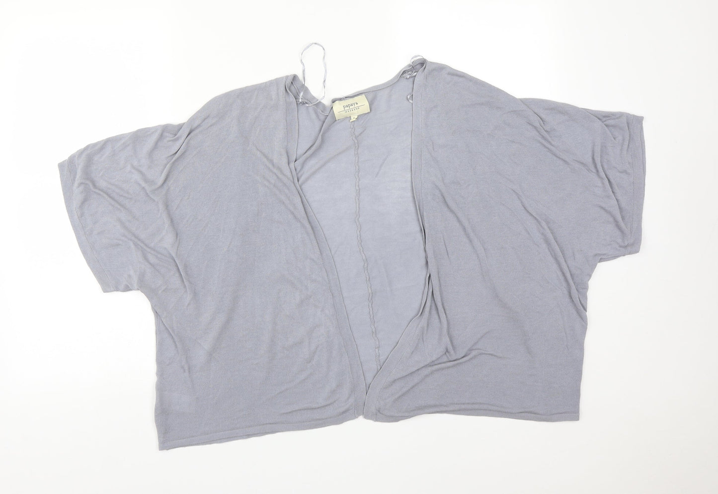 Papaya Womens Grey   Cardigan Jumper Size L