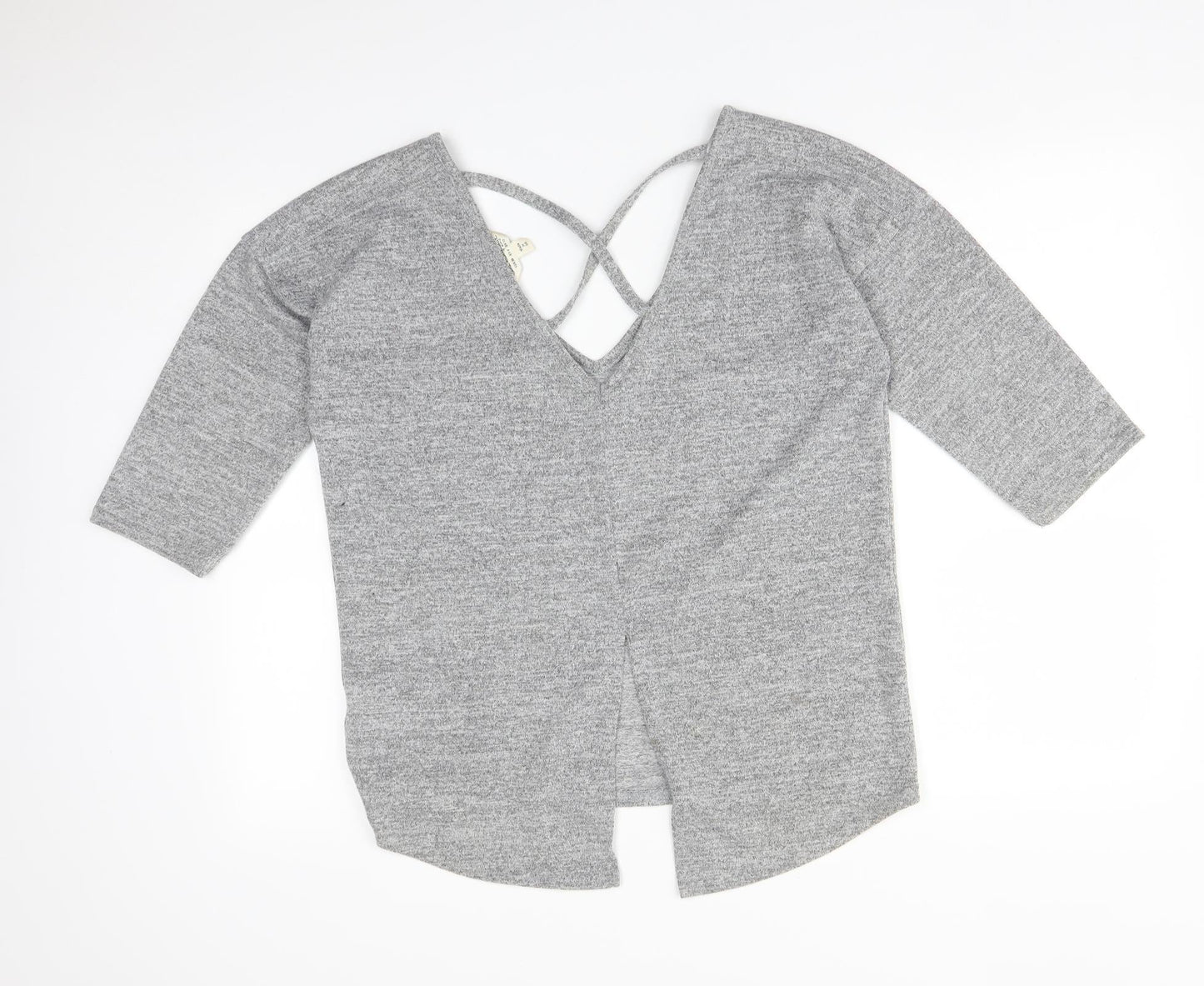 Miss Selfridge Womens Grey   Basic T-Shirt Size 10