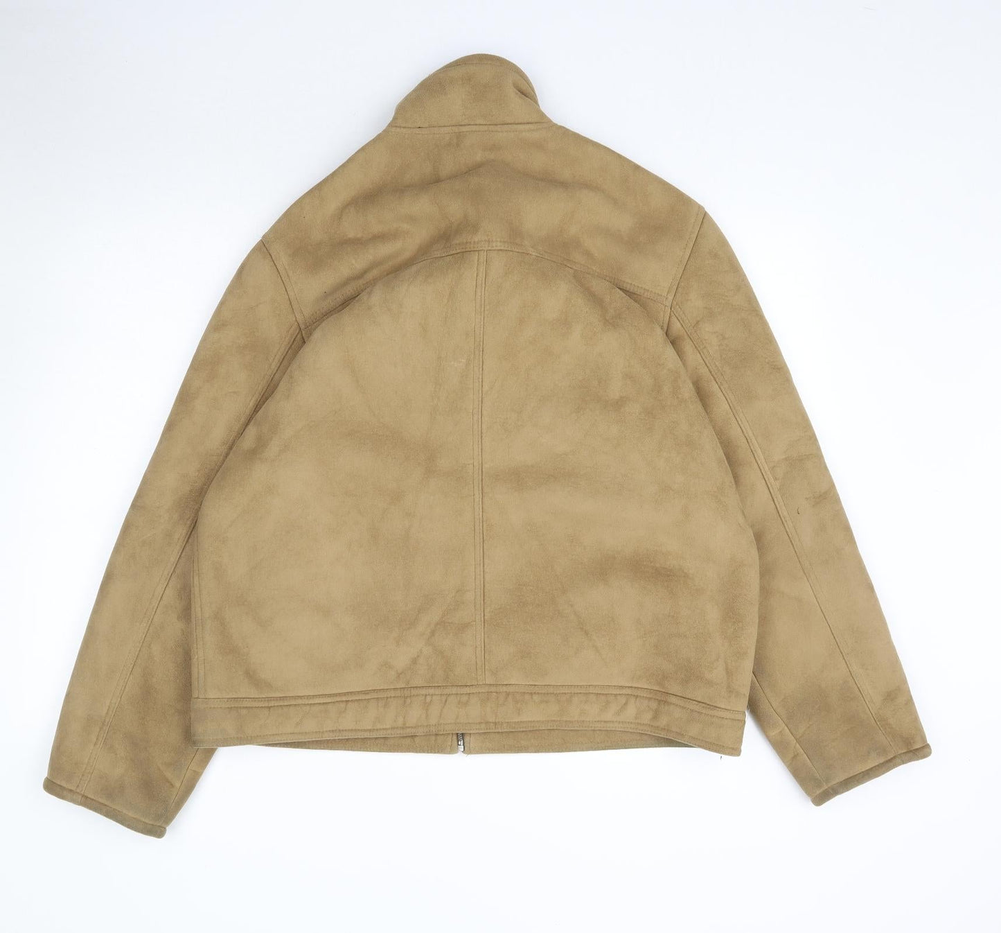 George Womens Beige   Overcoat Coat Size L