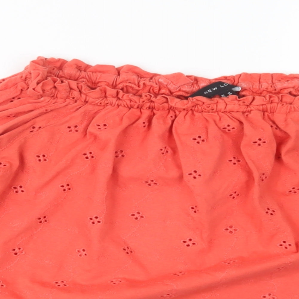 New Look Womens Pink   Cropped T-Shirt Size 12