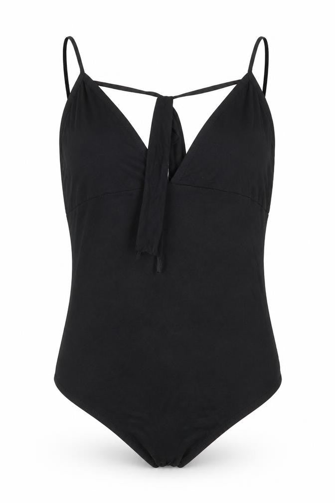 Boohoo Womens Black   Bodysuit One-Piece Size 12