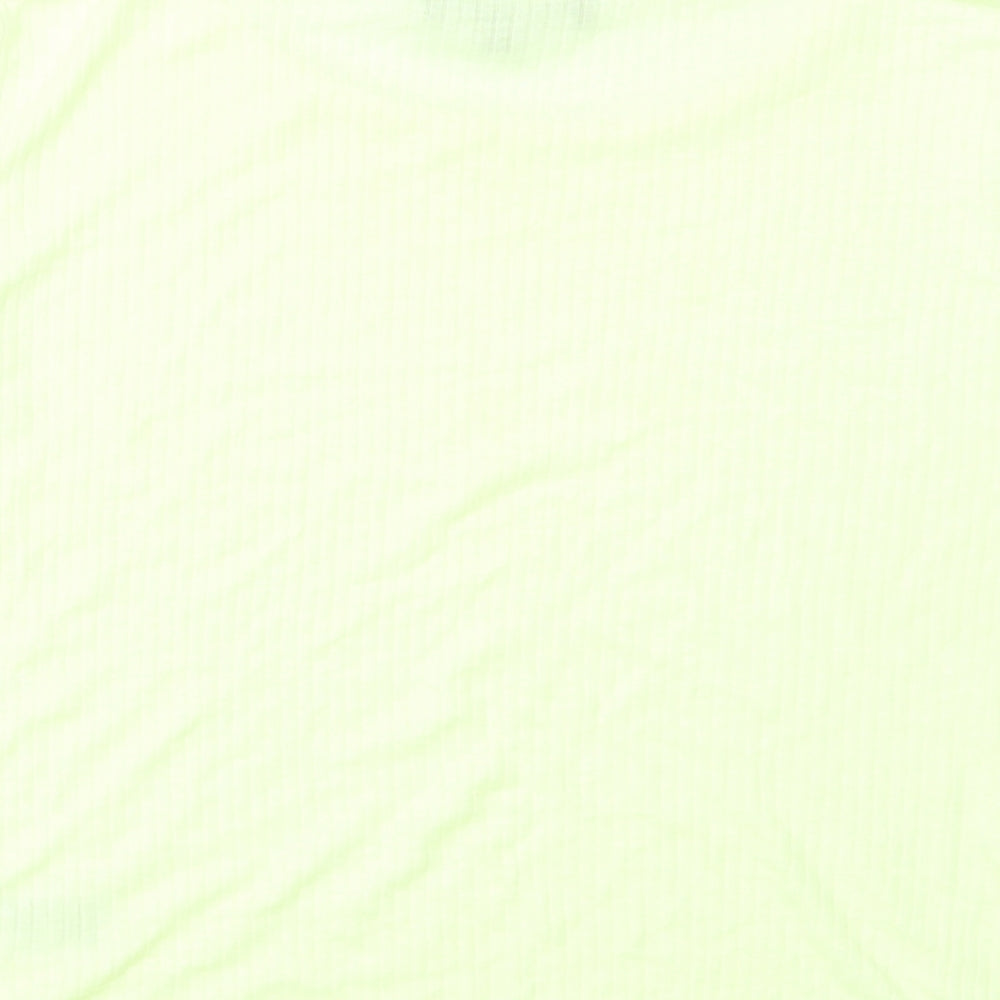 New Look Womens Green   Cropped T-Shirt Size 14