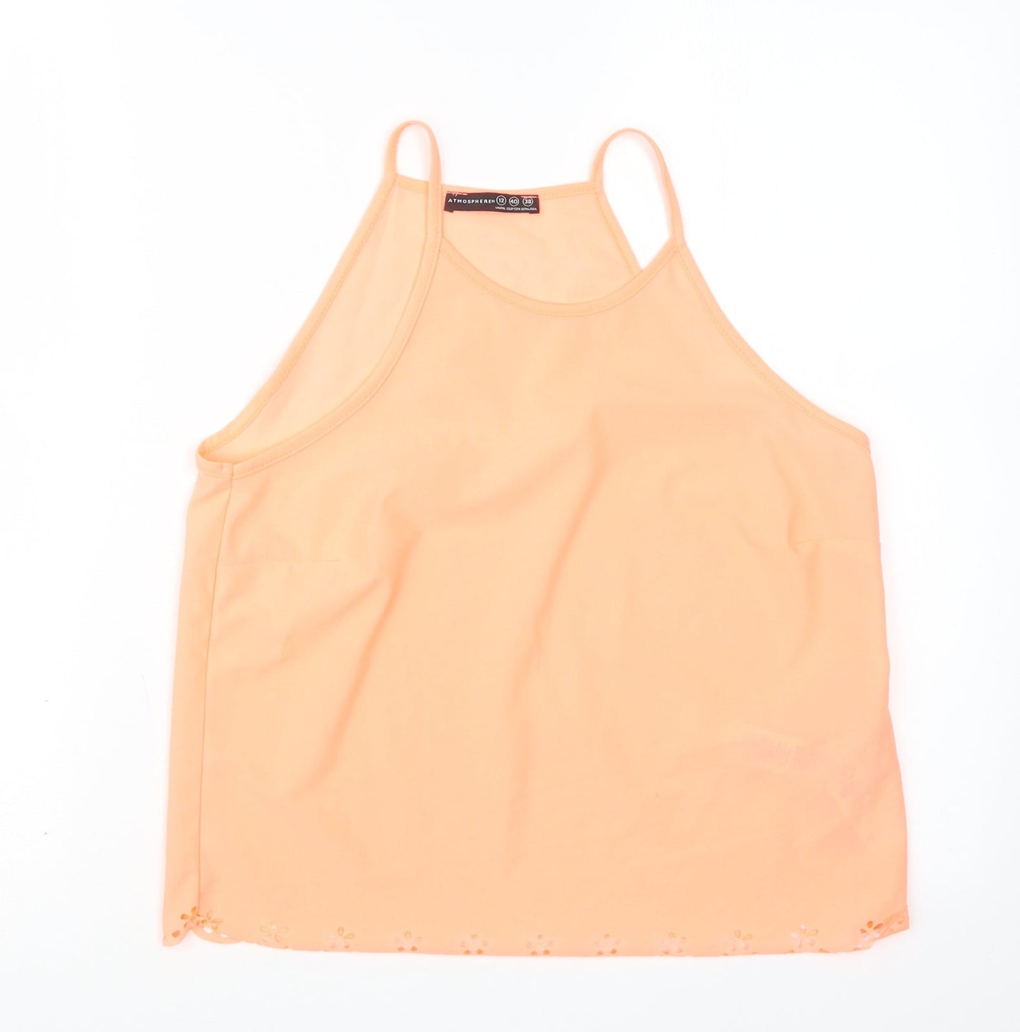 Atmosphere Womens Orange   Basic Blouse Size 12