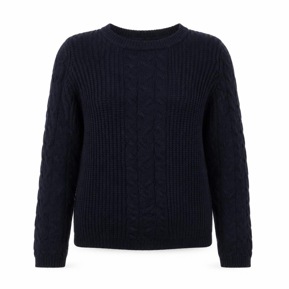 Select Womens Blue  Knit Pullover Jumper Size 8