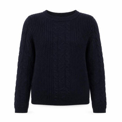 Select Womens Blue  Knit Pullover Jumper Size 8