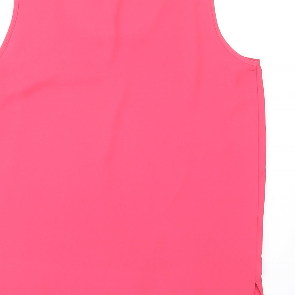 Papaya Womens Pink   Basic Blouse Size 8