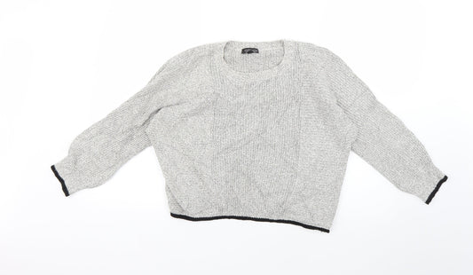 Topshop Womens Grey   Pullover Jumper Size 10