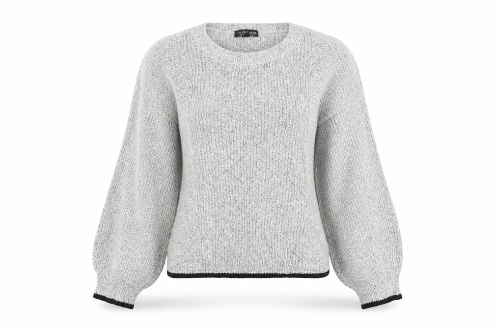 Topshop Womens Grey   Pullover Jumper Size 10