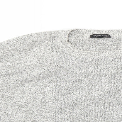 Topshop Womens Grey   Pullover Jumper Size 10
