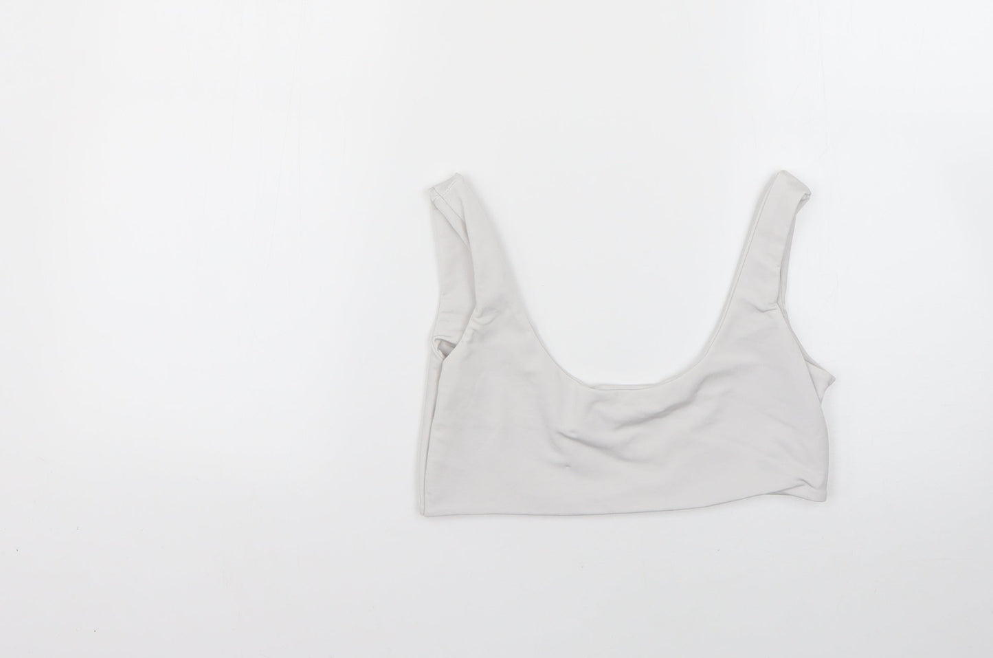 PRETTYLITTLETHING Womens Grey   Basic Blouse Size 10