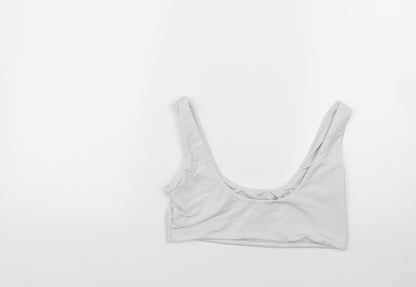 PRETTYLITTLETHING Womens Grey   Basic Blouse Size 10