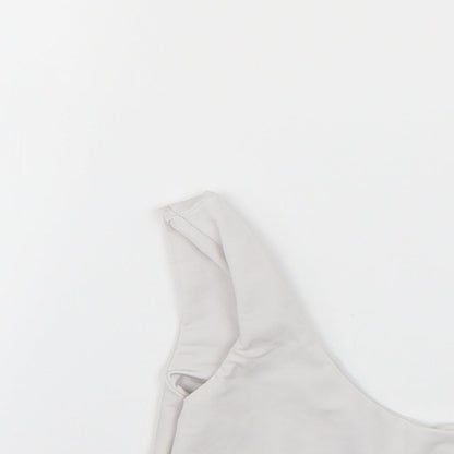 PRETTYLITTLETHING Womens Grey   Basic Blouse Size 10