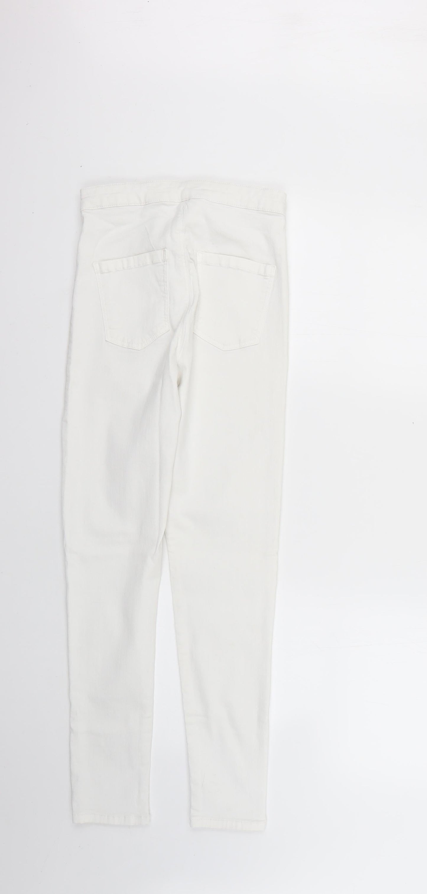 Topshop Womens White   Skinny Jeans Size 30 L25 in