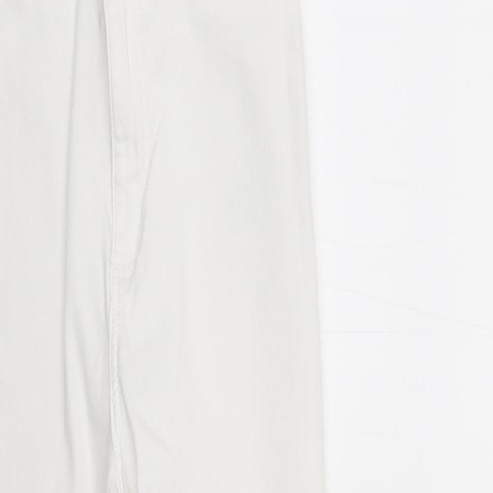 Topshop Womens White   Skinny Jeans Size 30 L25 in