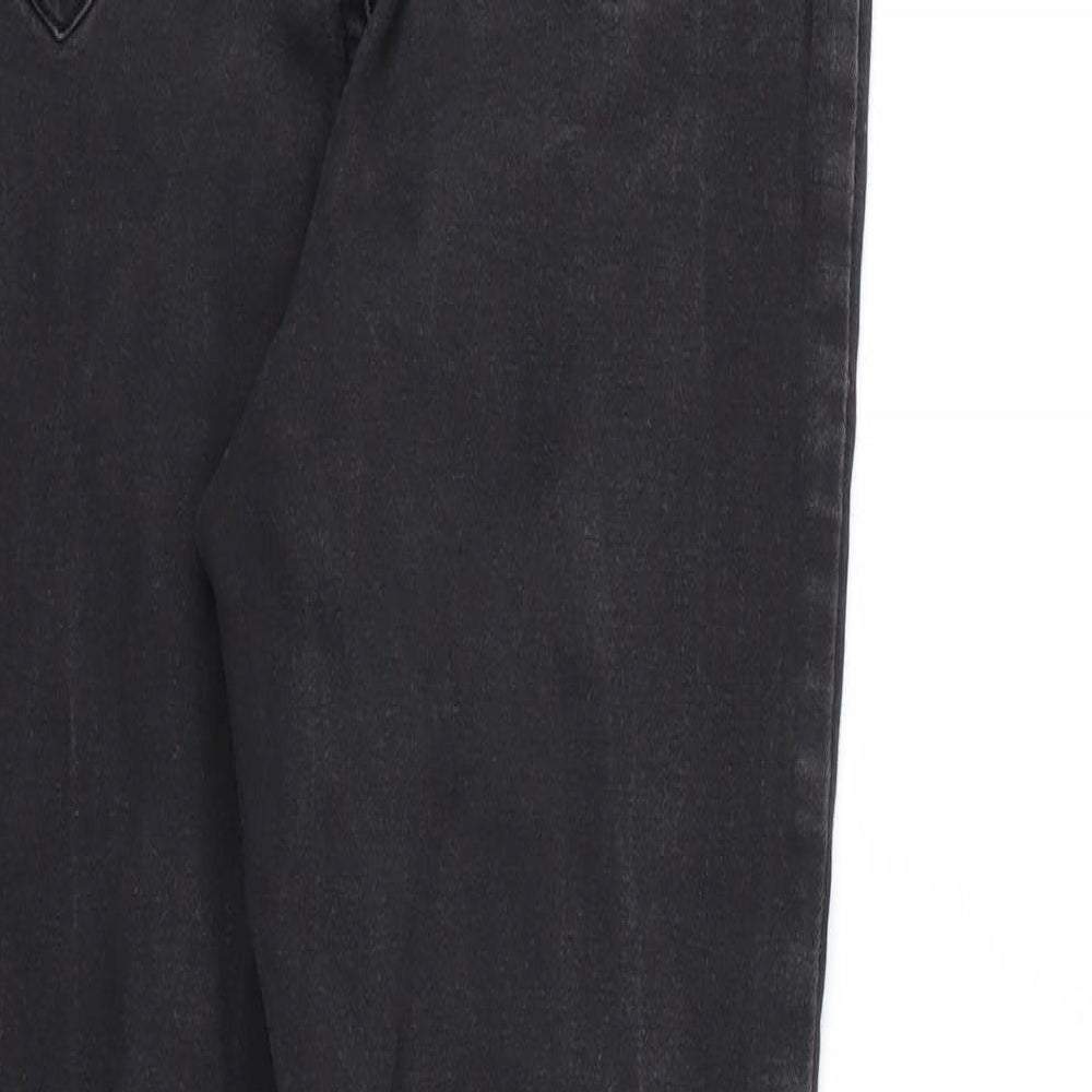 Denim & Co. Womens Black   Skinny Jeans Size 12 L30 in