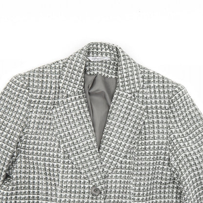 special collection Womens Multicoloured Geometric  Jacket Blazer Size 16