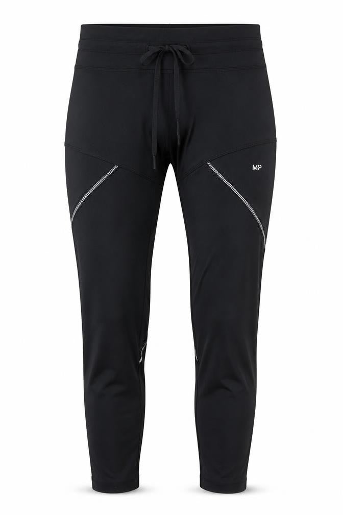MP Womens Black  Jersey Capri Trousers Size S L26 in