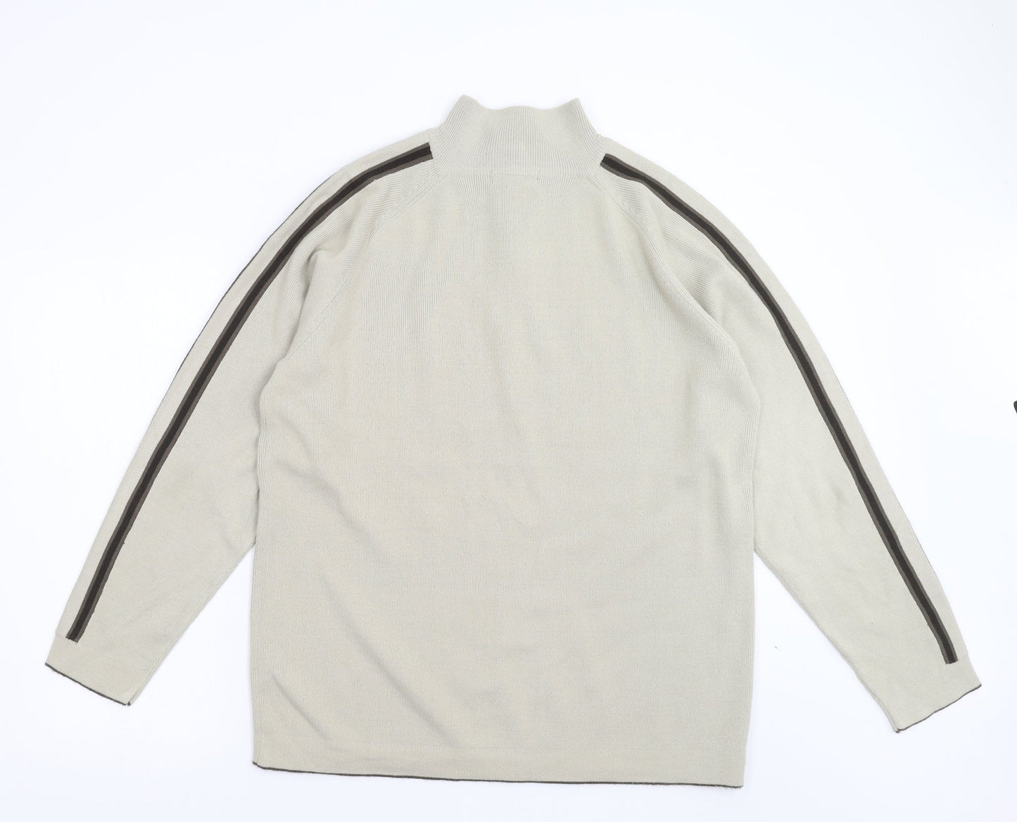 Preworn Womens Beige  Knit Pullover Jumper Size L