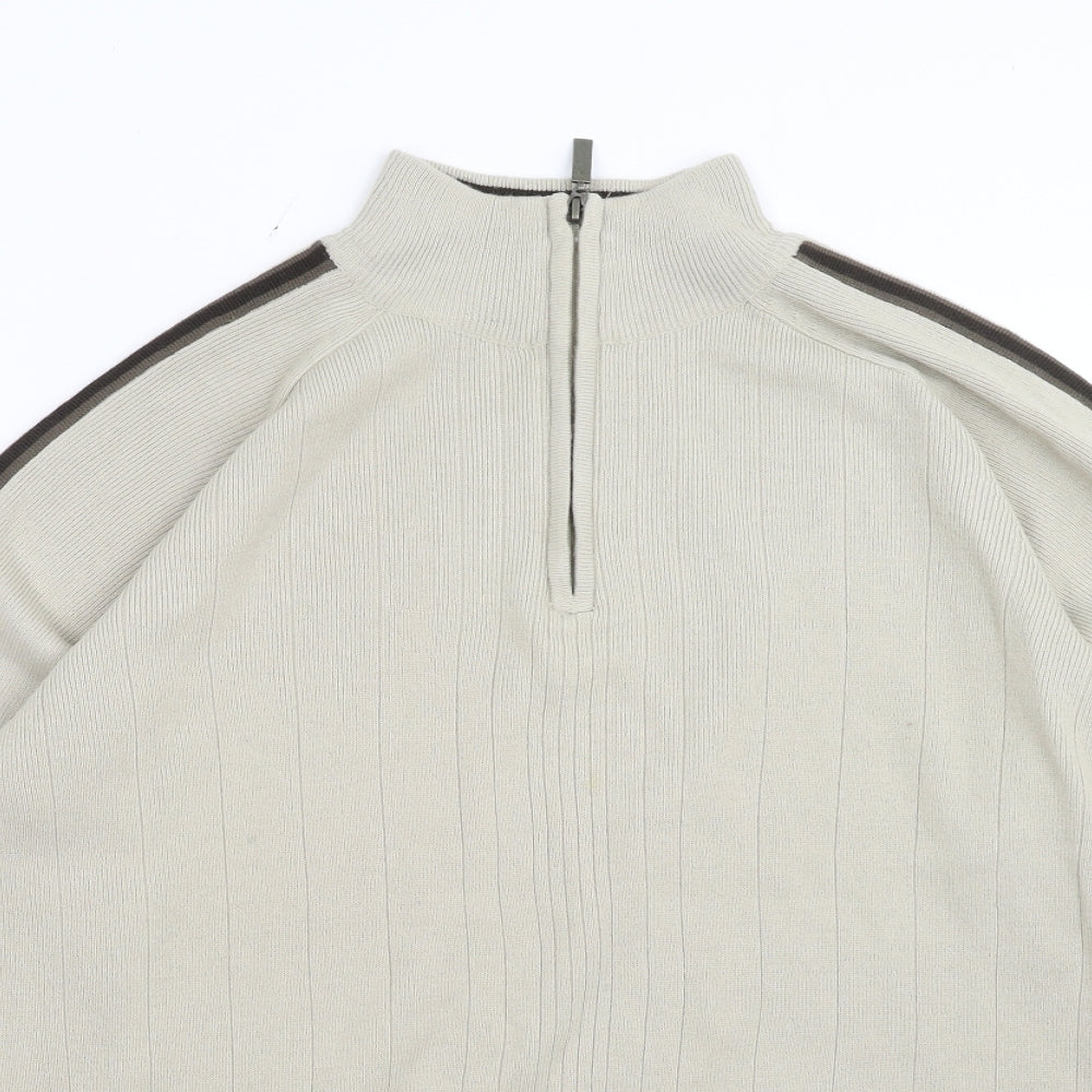 Preworn Womens Beige  Knit Pullover Jumper Size L