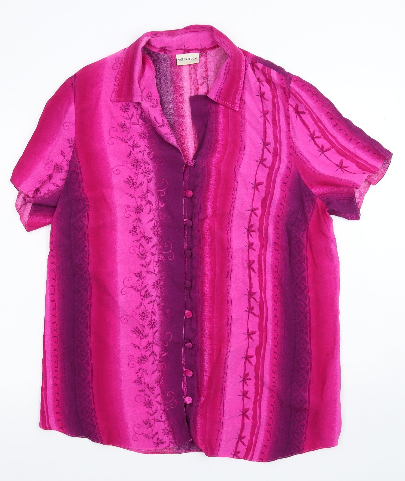 essence Womens Pink   Basic Blouse Size 18